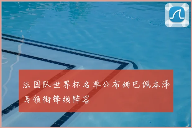 法国队世界杯名单公布姆巴佩本泽马领衔锋线阵容